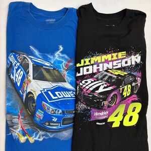 Jimmie Johnson NASCAR T-Shirt Bundle Hendrick Motorsports Ally Lowe's Mens 3XL